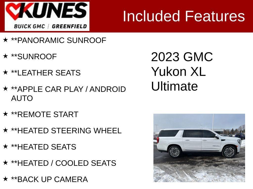 used 2023 GMC Yukon XL car, priced at $72,995