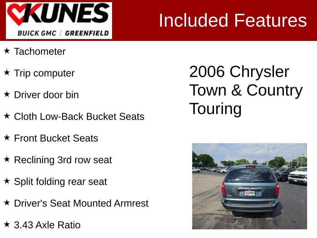 used 2006 Chrysler Town & Country car, priced at $2,636