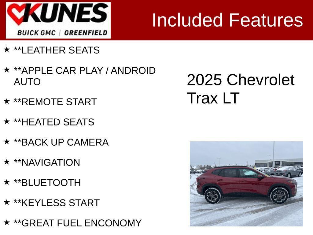 used 2025 Chevrolet Trax car, priced at $19,399