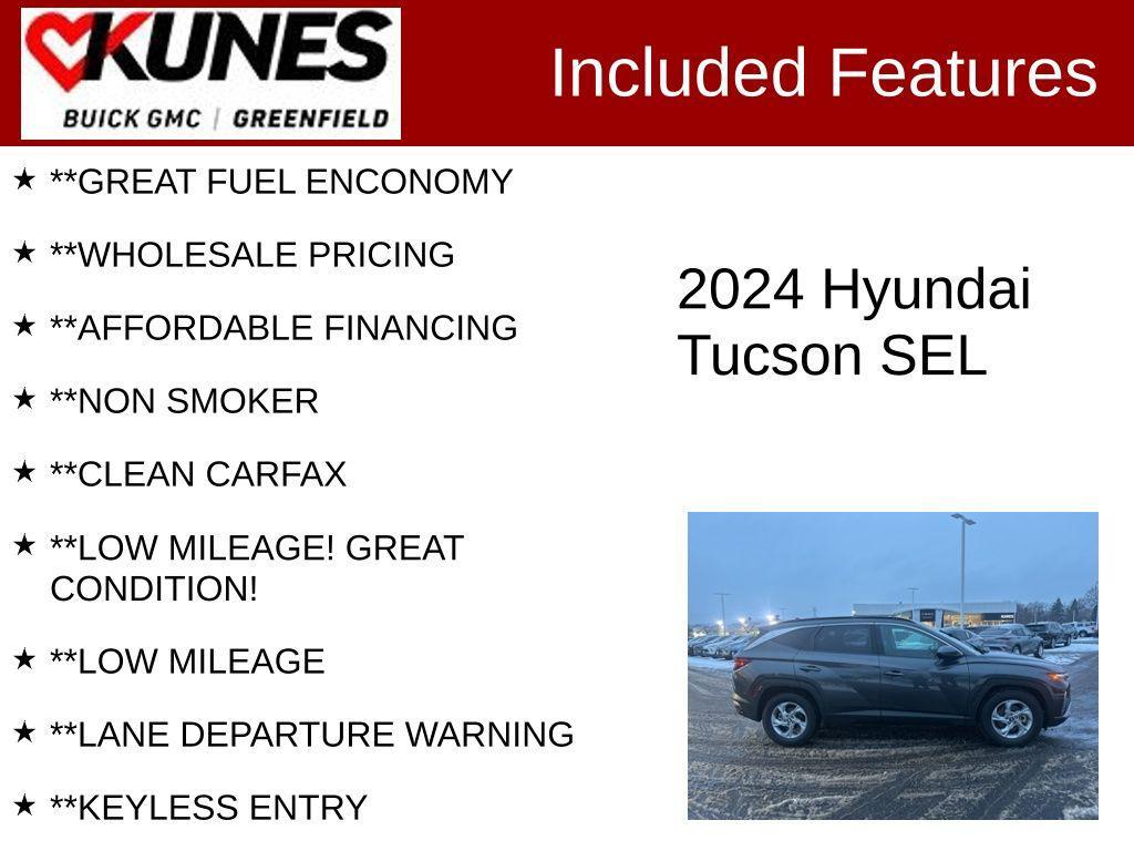 used 2024 Hyundai Tucson car, priced at $20,799