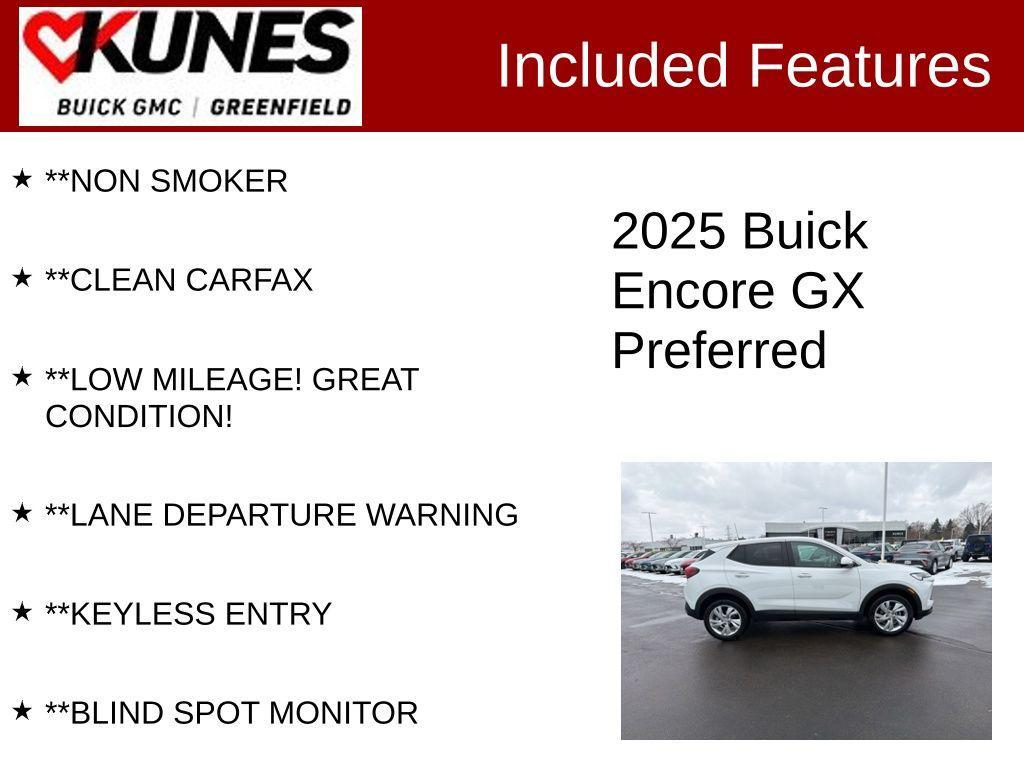 used 2025 Buick Encore GX car, priced at $22,399