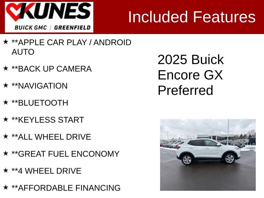 used 2025 Buick Encore GX car, priced at $22,399