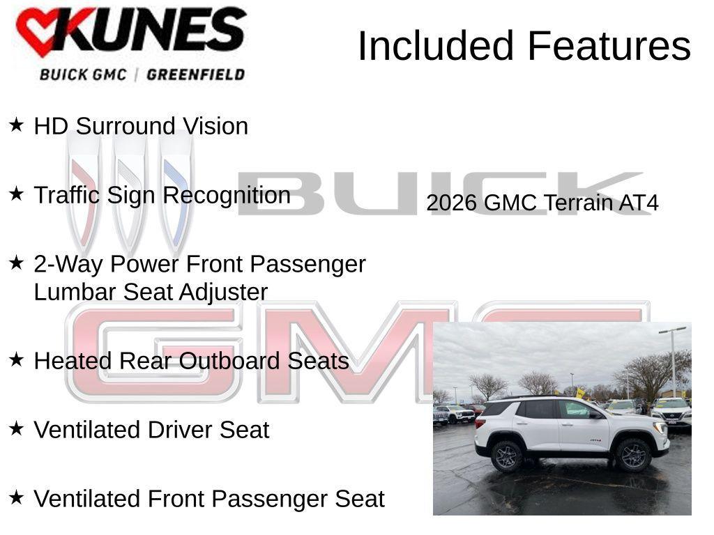 new 2026 GMC Terrain car, priced at $41,450