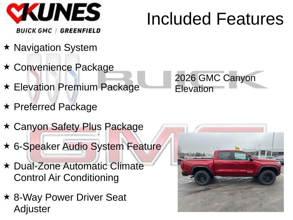 new 2026 GMC Canyon car, priced at $43,518