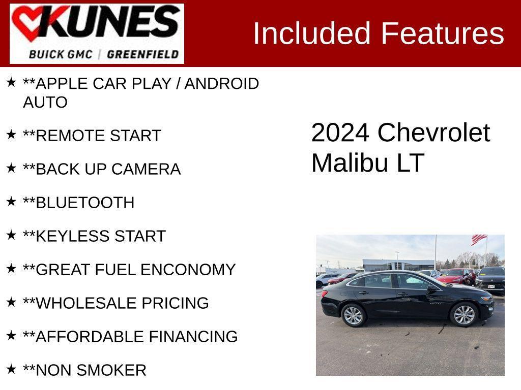 used 2024 Chevrolet Malibu car, priced at $17,995