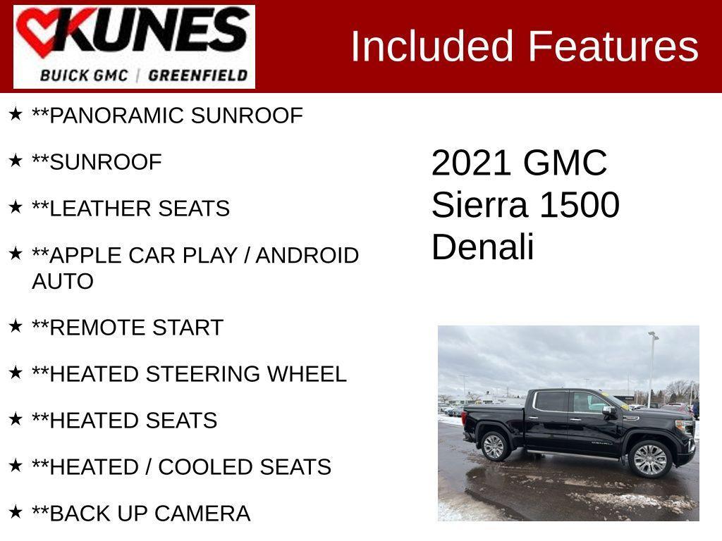 used 2021 GMC Sierra 1500 car, priced at $44,535