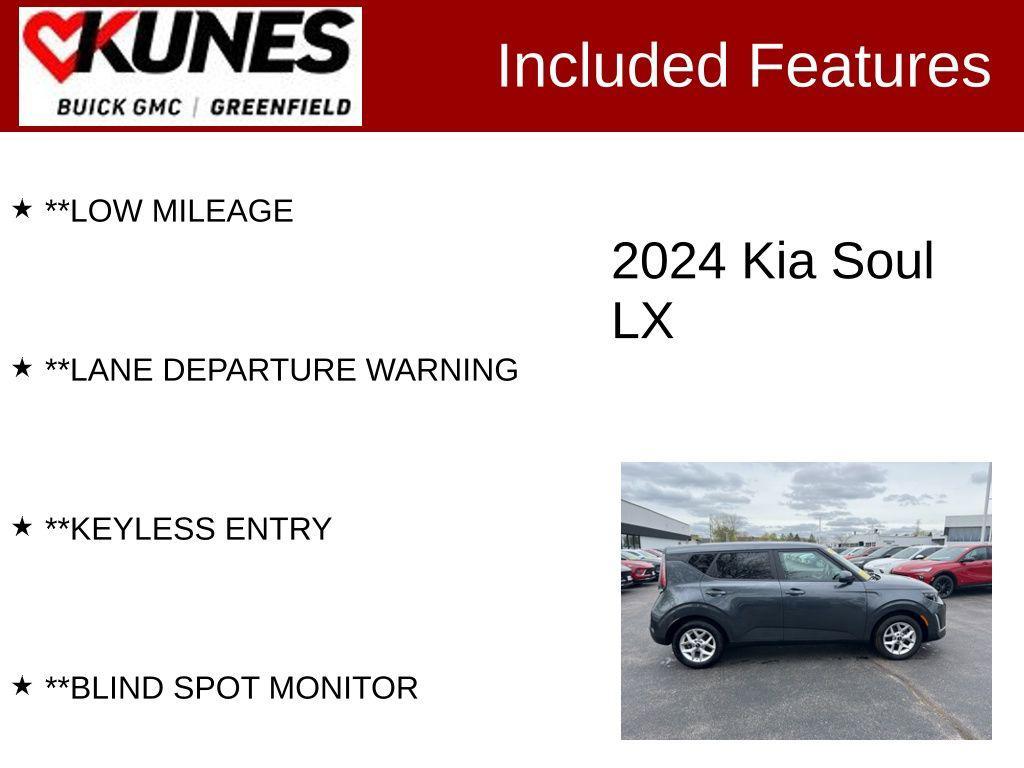 used 2024 Kia Soul car, priced at $16,299