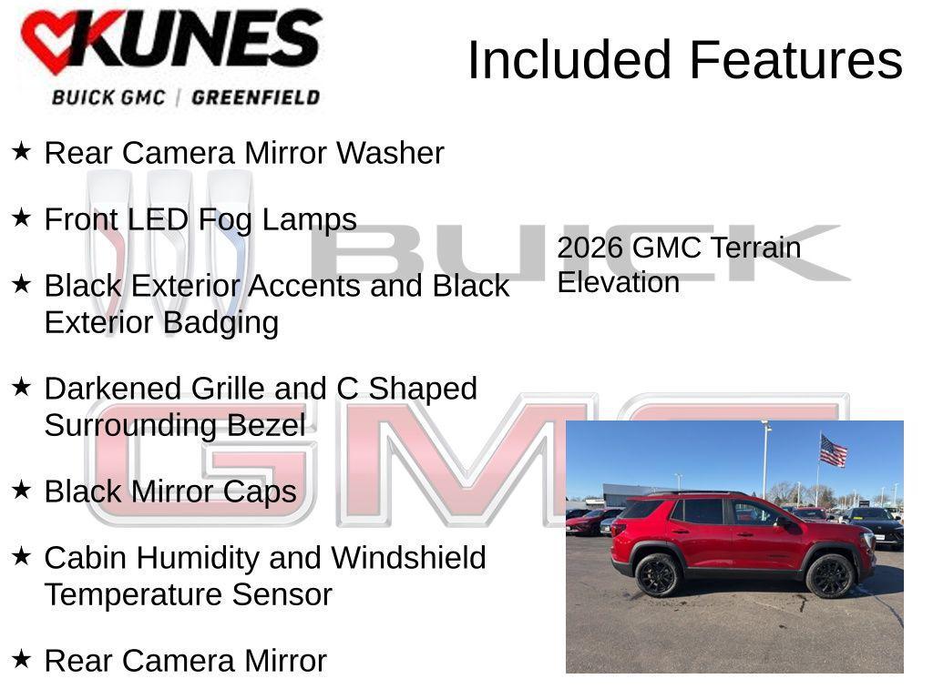new 2026 GMC Terrain car, priced at $36,847