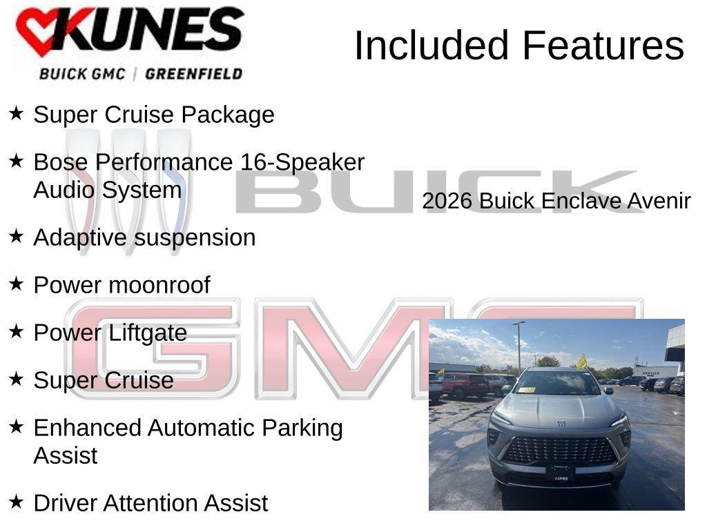 new 2026 Buick Enclave car, priced at $60,551