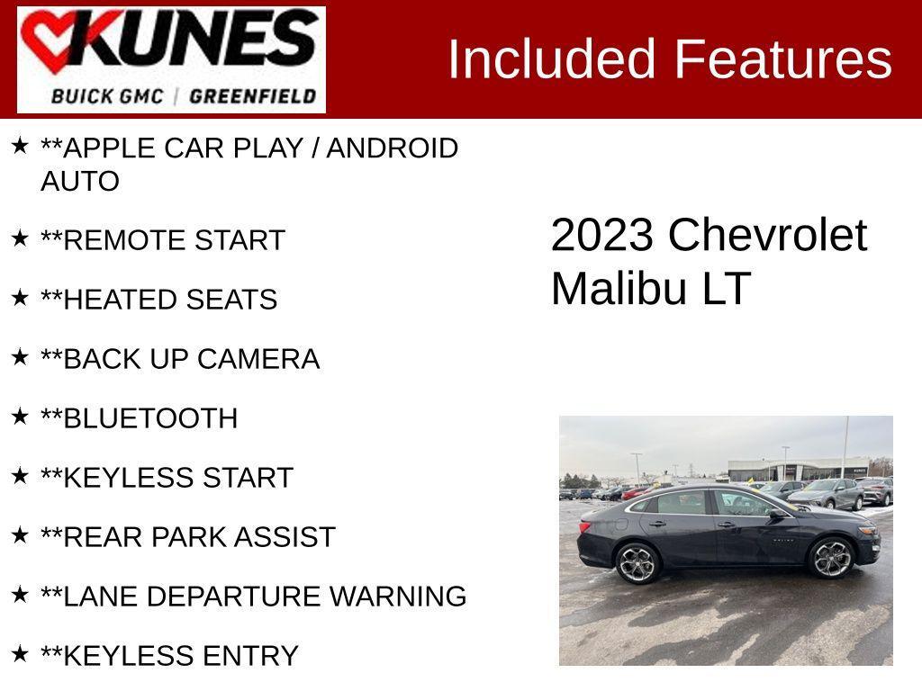 used 2023 Chevrolet Malibu car, priced at $16,399