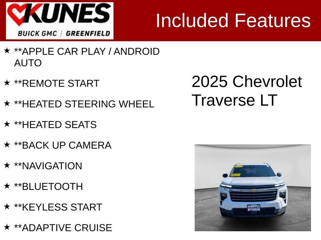 used 2025 Chevrolet Traverse car, priced at $35,136