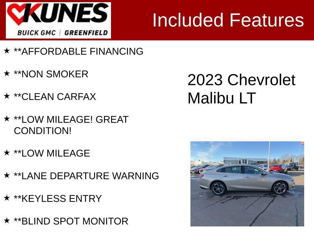 used 2023 Chevrolet Malibu car, priced at $15,995