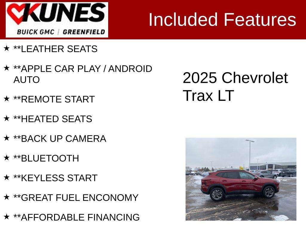 used 2025 Chevrolet Trax car, priced at $18,995