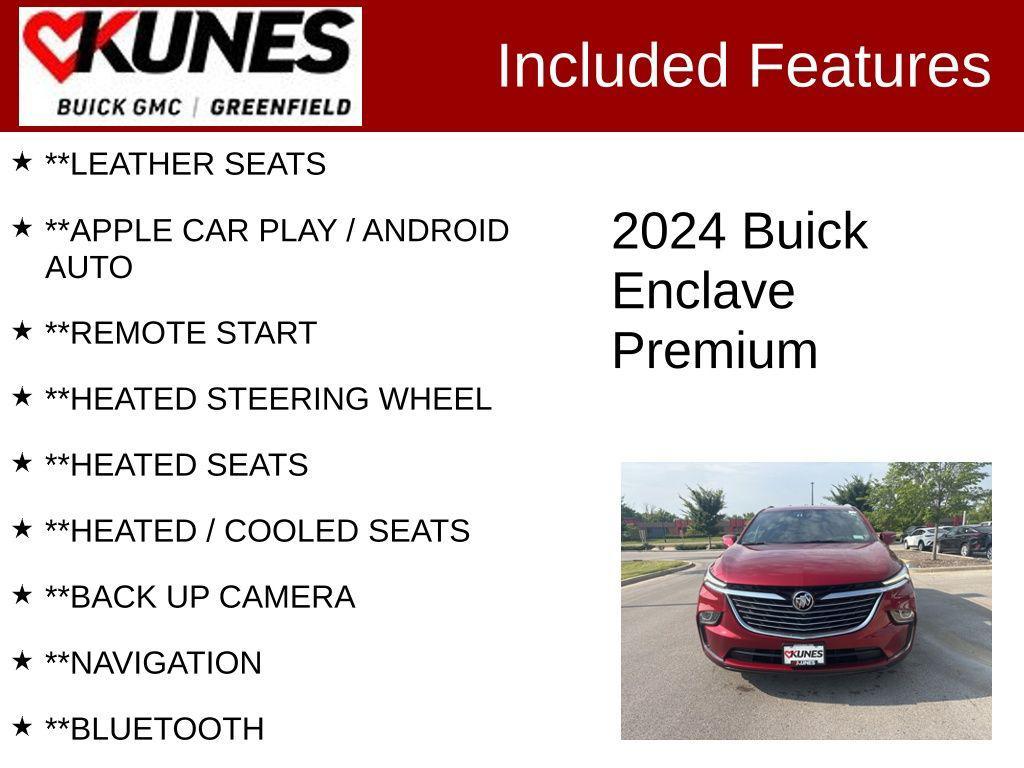 used 2024 Buick Enclave car, priced at $31,299