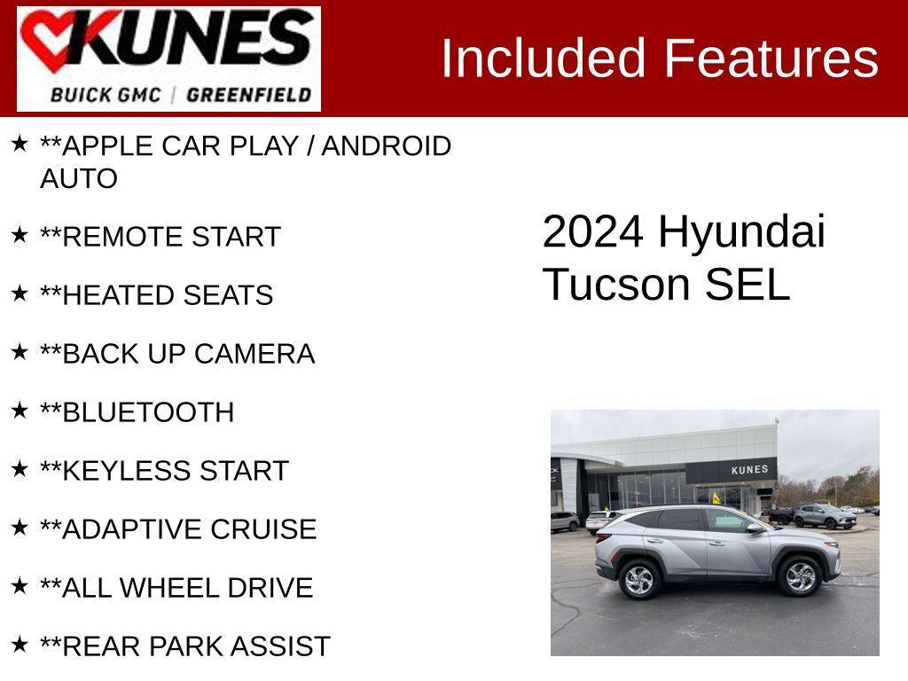 used 2024 Hyundai Tucson car, priced at $19,799