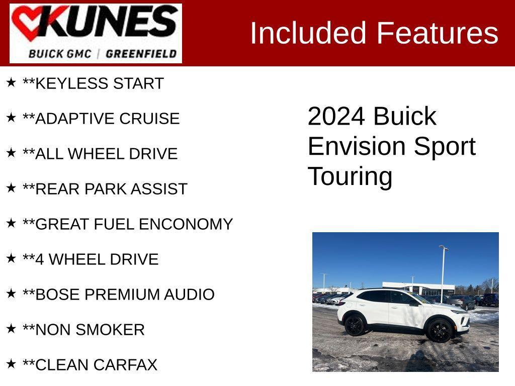 used 2024 Buick Envision car, priced at $29,799