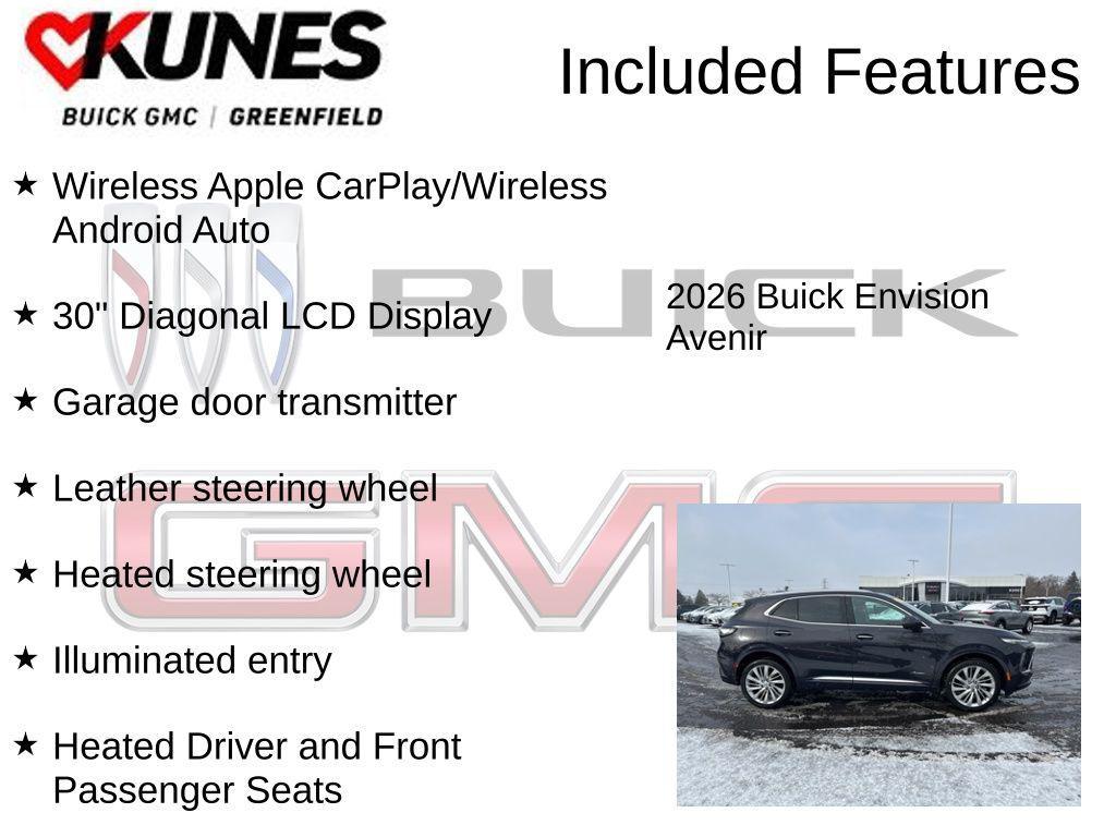 new 2026 Buick Envision car, priced at $51,816