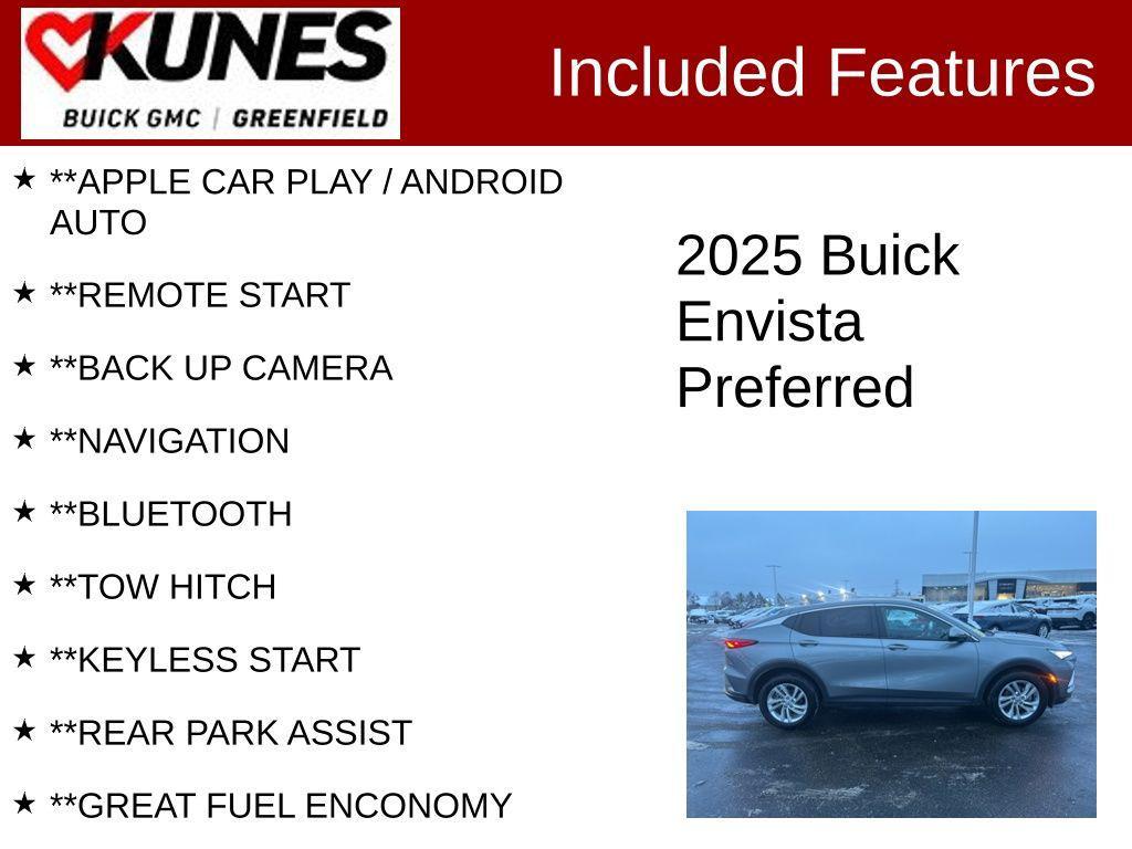 used 2025 Buick Envista car, priced at $22,222