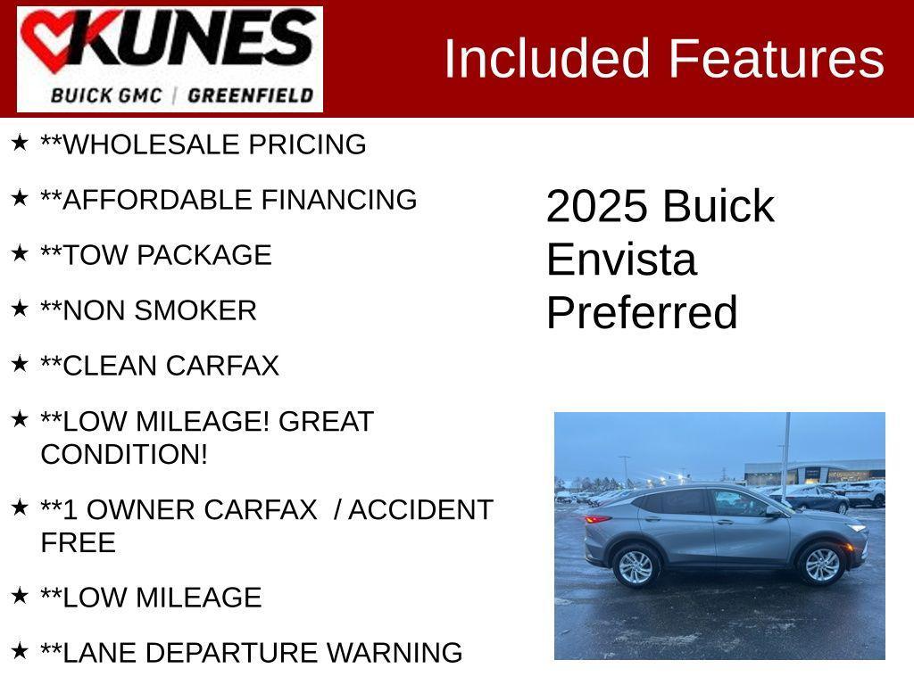 used 2025 Buick Envista car, priced at $22,222