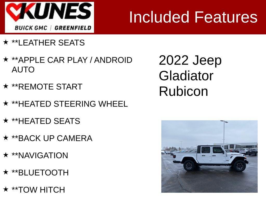 used 2022 Jeep Gladiator car, priced at $33,995