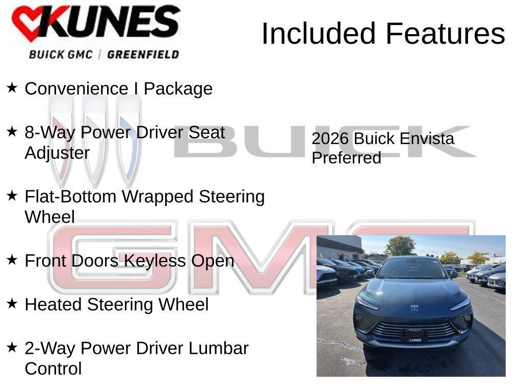 new 2026 Buick Envista car, priced at $26,616