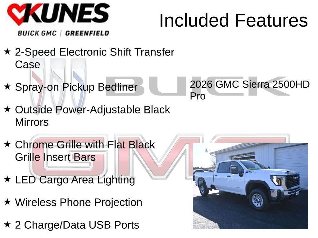 new 2026 GMC Sierra 2500 car, priced at $57,100