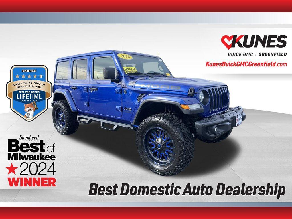 used 2018 Jeep Wrangler Unlimited car, priced at $28,399