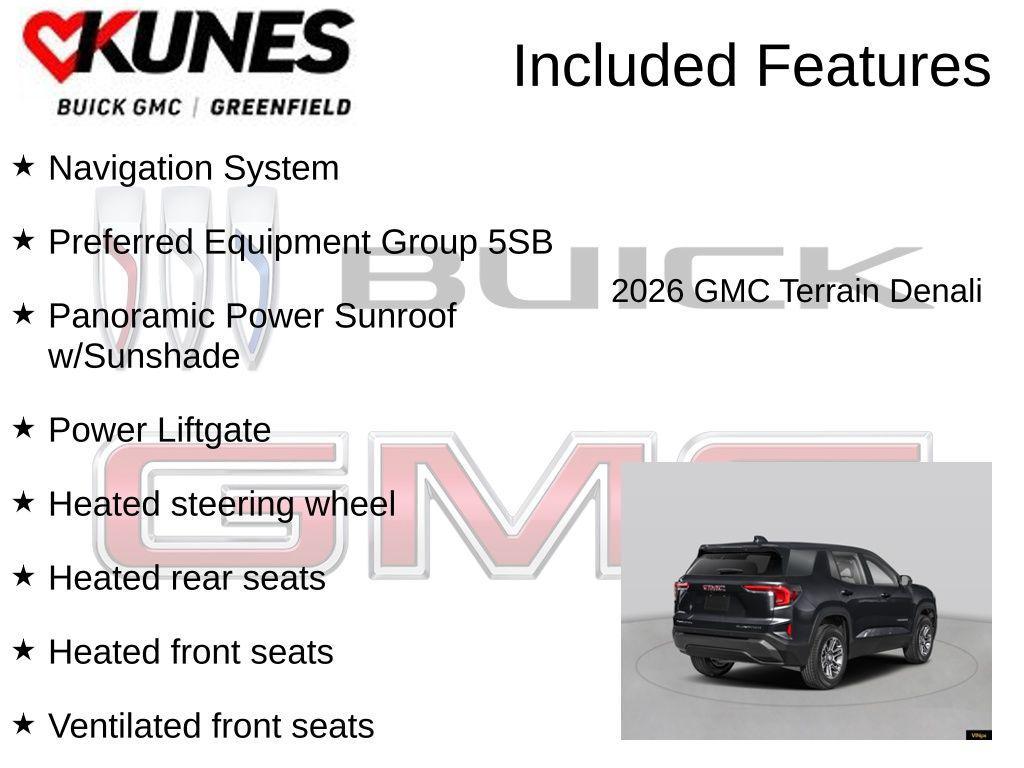 new 2026 GMC Terrain car, priced at $42,919