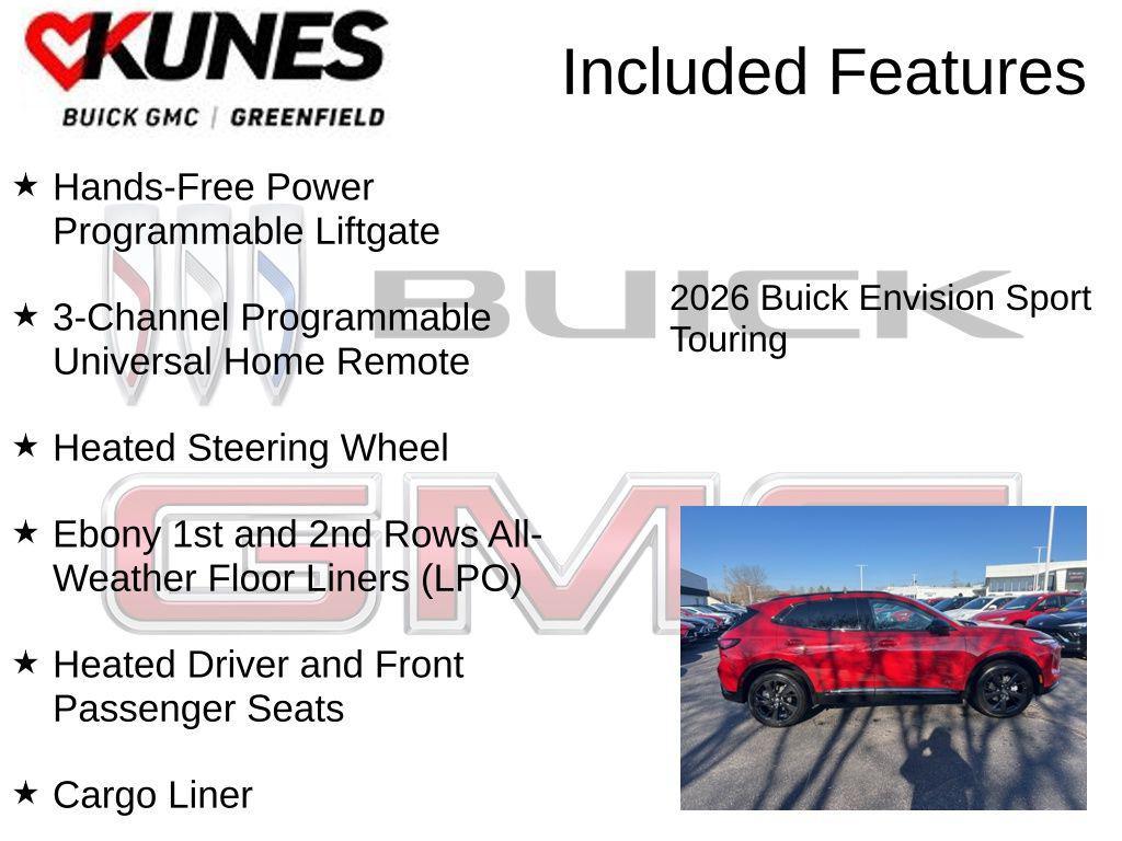 new 2026 Buick Envision car, priced at $46,829