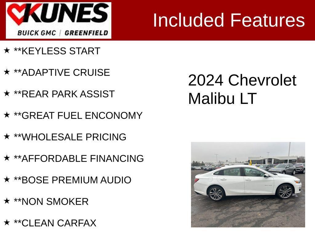 used 2024 Chevrolet Malibu car, priced at $20,399