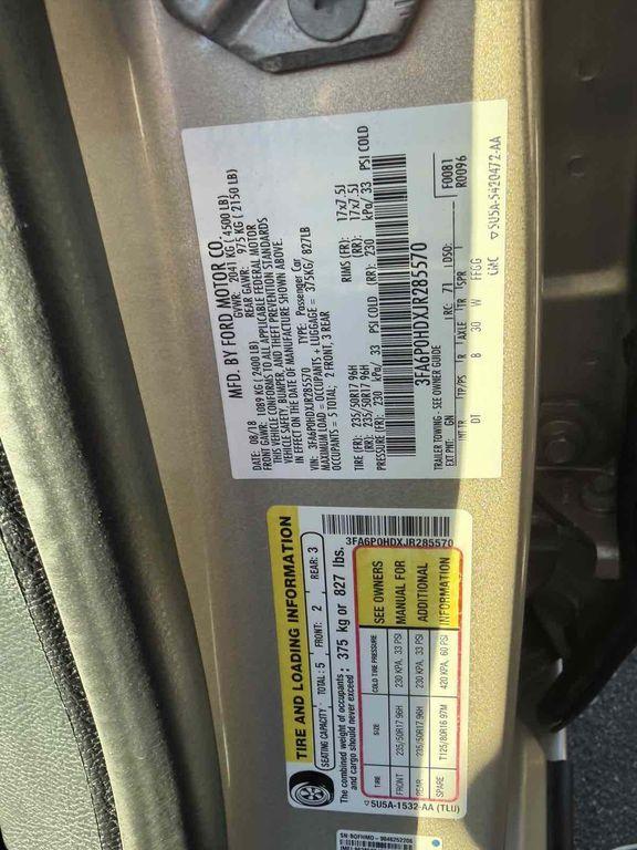 used 2018 Ford Fusion car, priced at $11,700