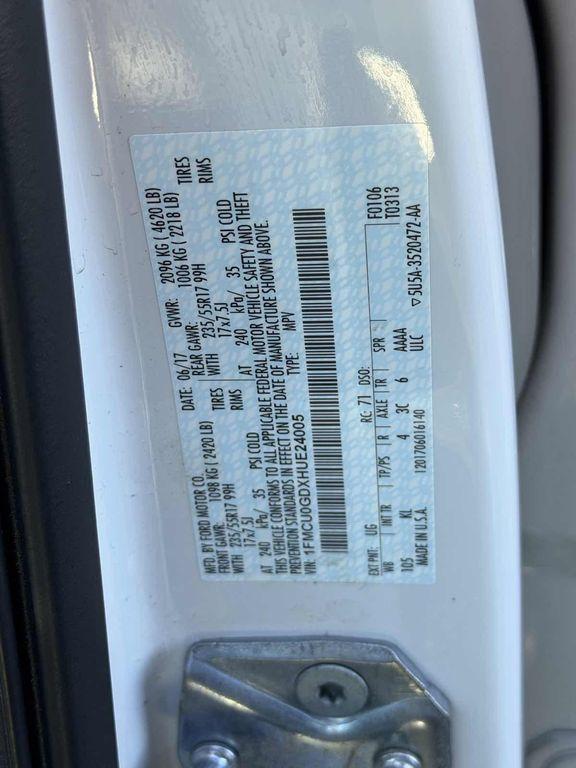 used 2017 Ford Escape car, priced at $11,700