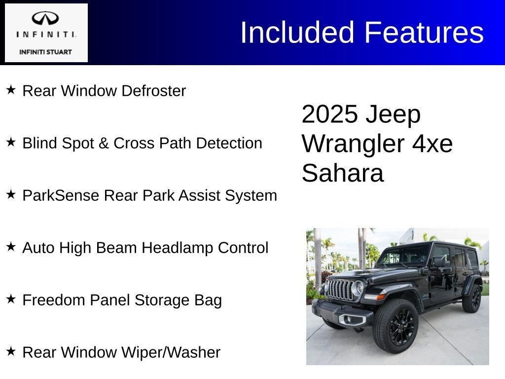 used 2025 Jeep Wrangler 4xe car, priced at $36,397