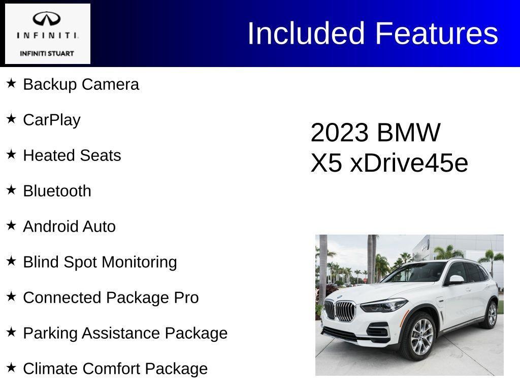 used 2023 BMW X5 PHEV car, priced at $42,147