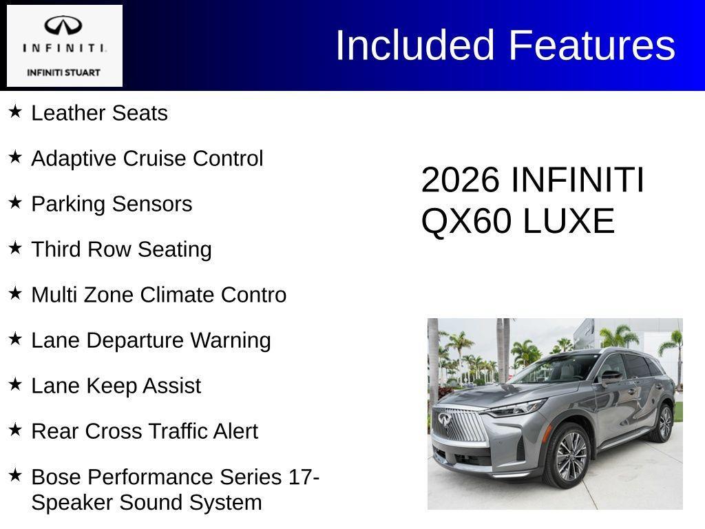 used 2026 INFINITI QX60 car, priced at $47,797