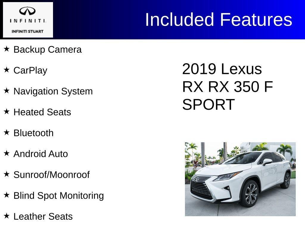 used 2019 Lexus RX 350 car, priced at $21,020