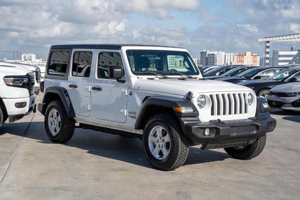 used 2020 Jeep Wrangler Unlimited car, priced at $23,788