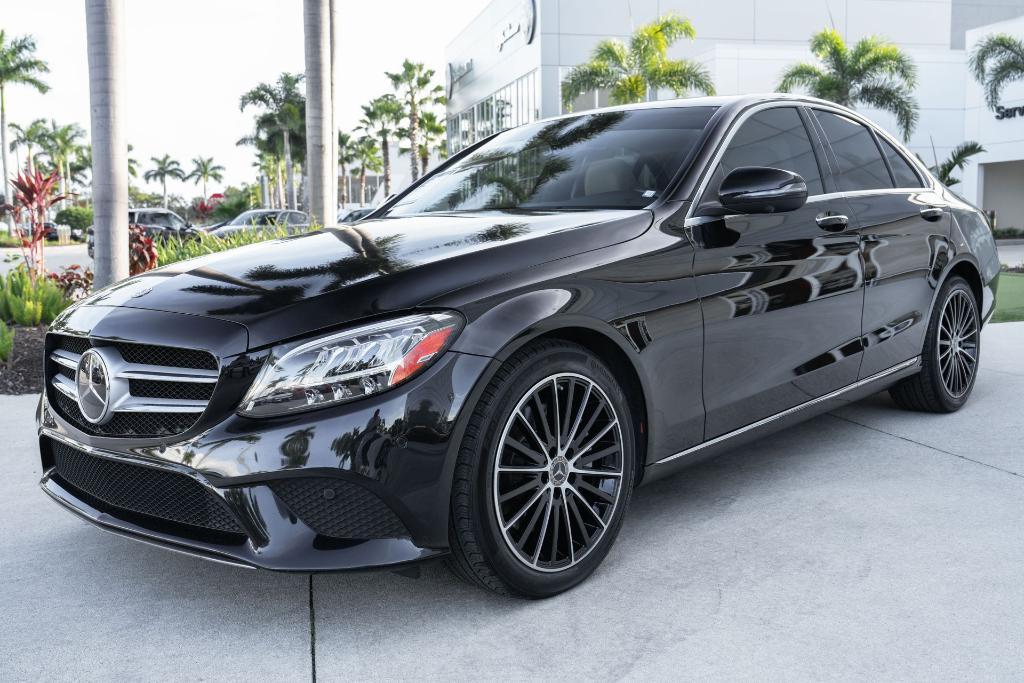 used 2021 Mercedes-Benz C-Class car, priced at $22,995