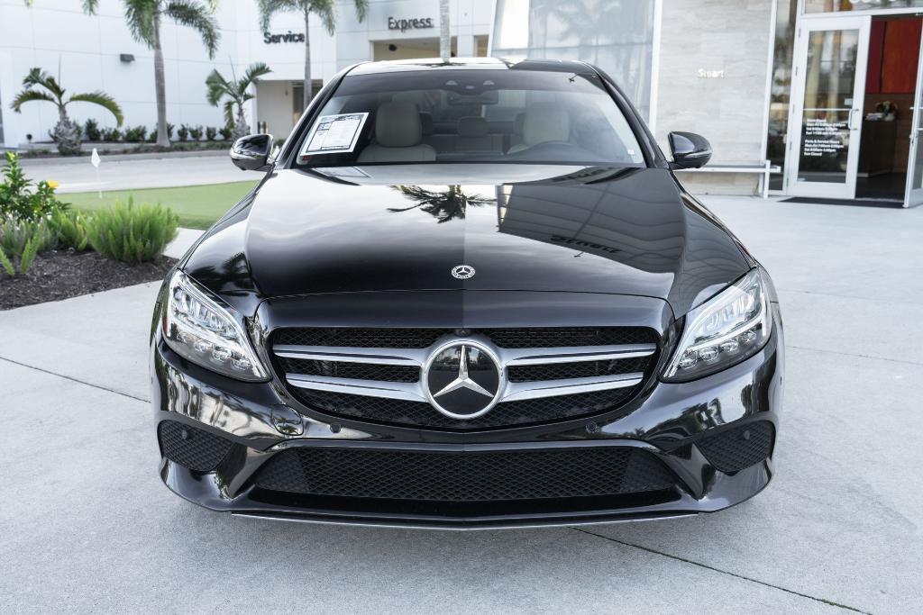 used 2021 Mercedes-Benz C-Class car, priced at $22,995