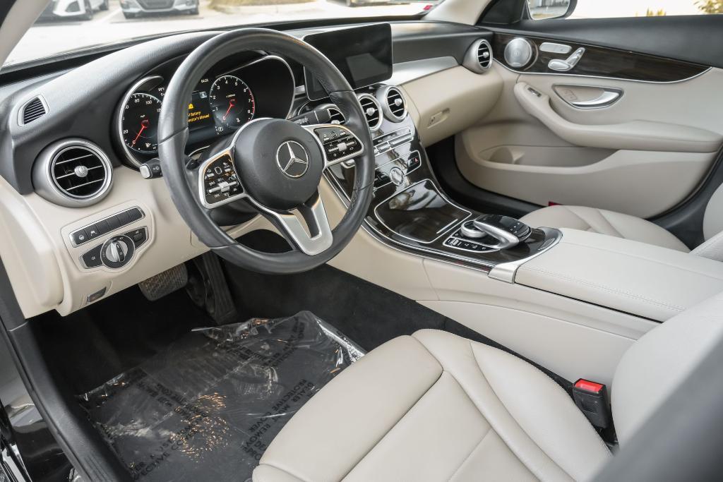 used 2021 Mercedes-Benz C-Class car, priced at $22,995