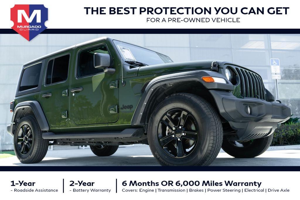 used 2021 Jeep Wrangler Unlimited car, priced at $24,978