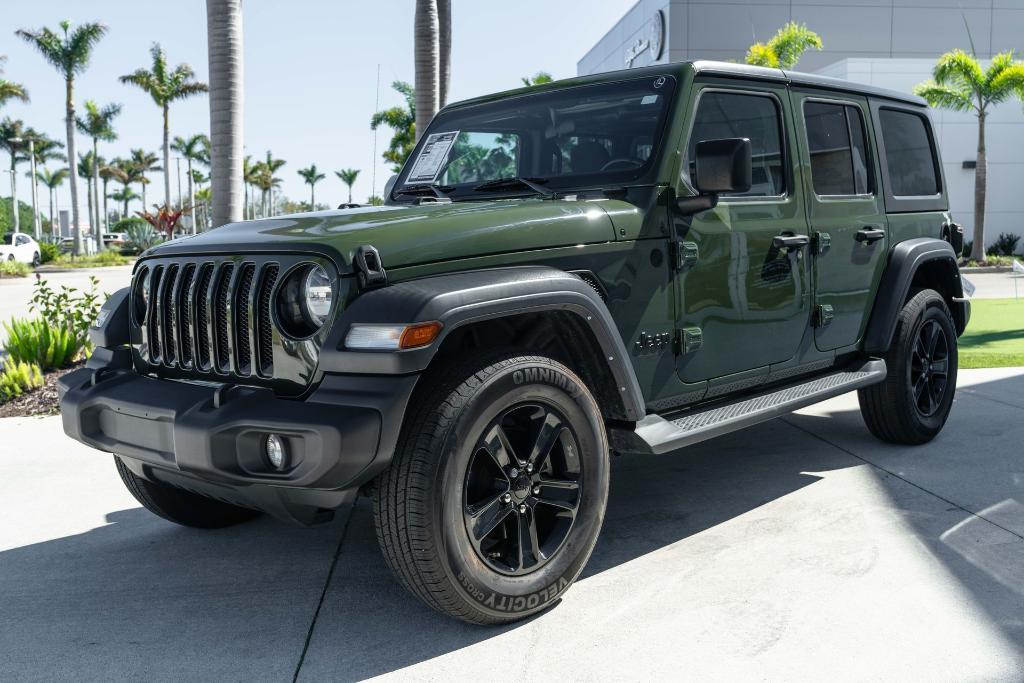used 2021 Jeep Wrangler Unlimited car, priced at $24,978