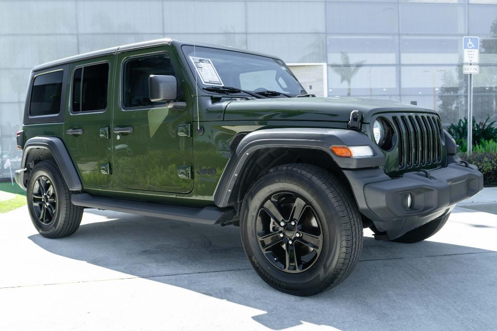 used 2021 Jeep Wrangler Unlimited car, priced at $24,978