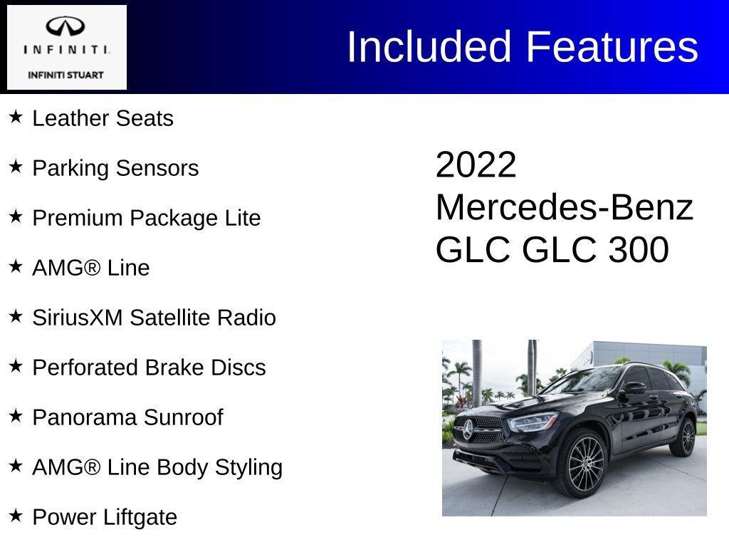 used 2022 Mercedes-Benz GLC 300 car, priced at $25,268