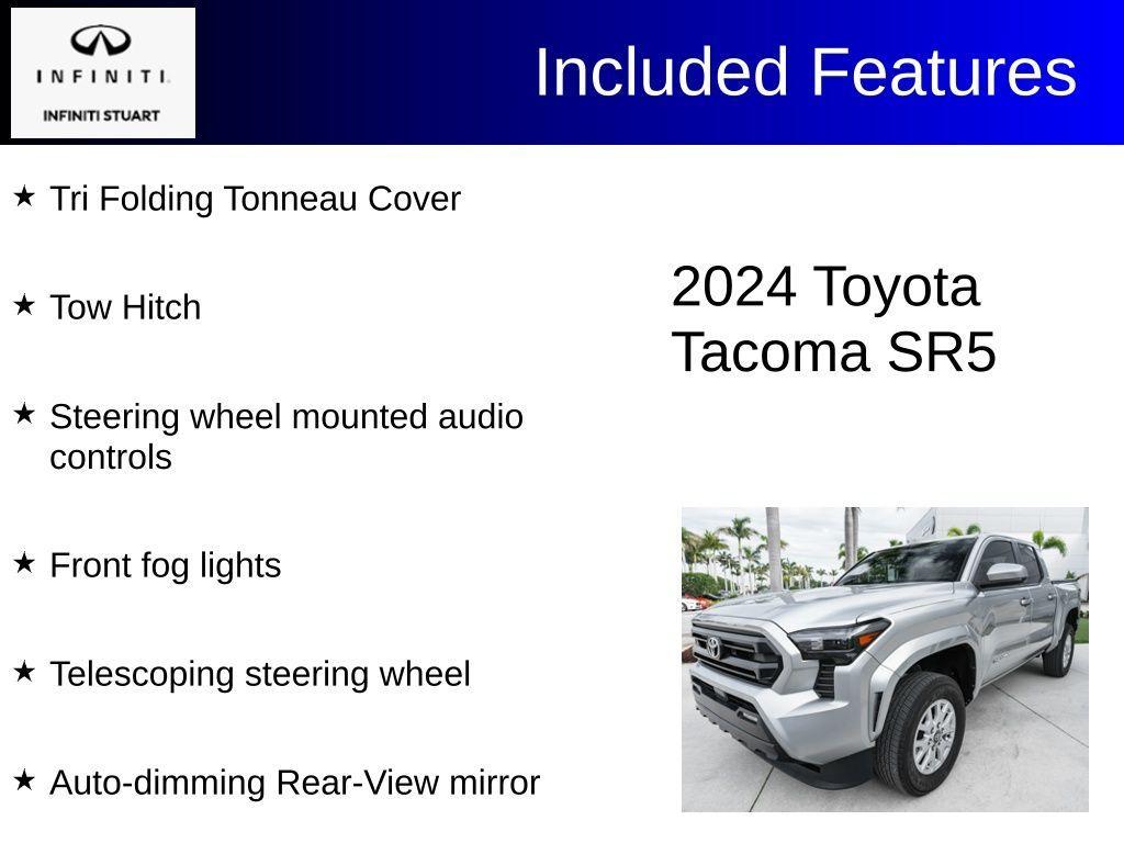 used 2024 Toyota Tacoma car, priced at $34,397