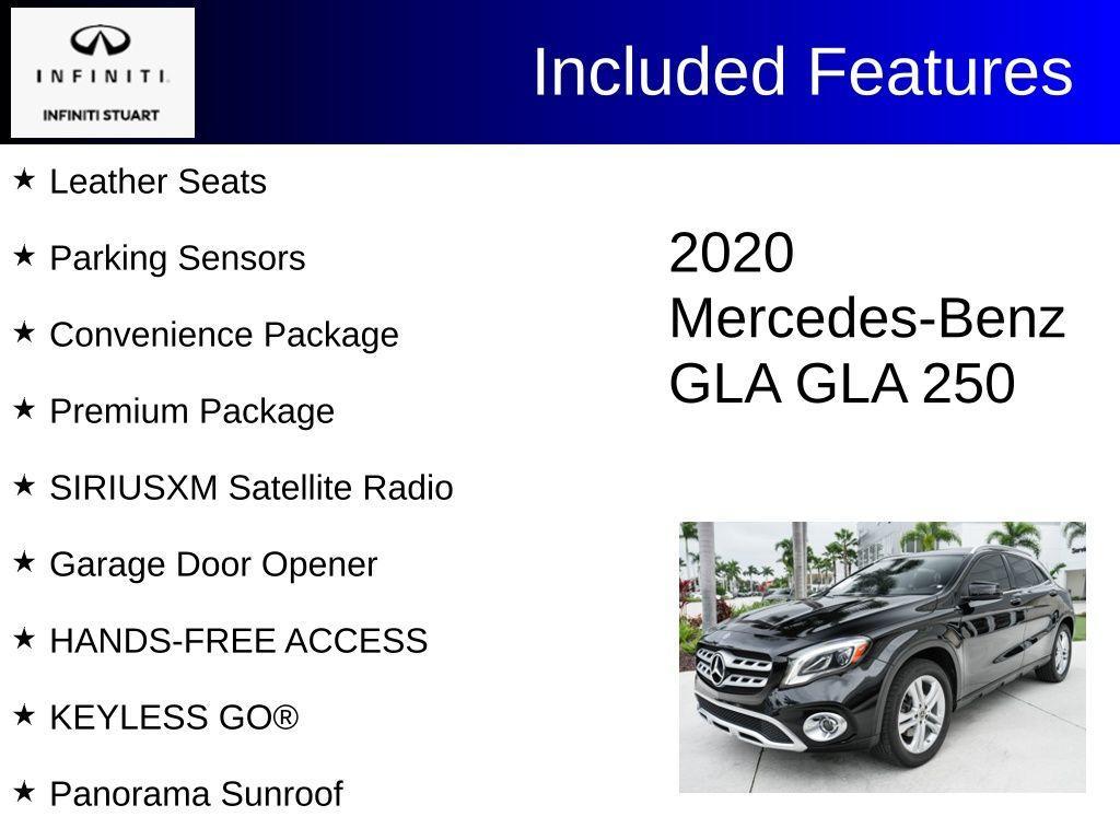 used 2020 Mercedes-Benz GLA 250 car, priced at $17,500