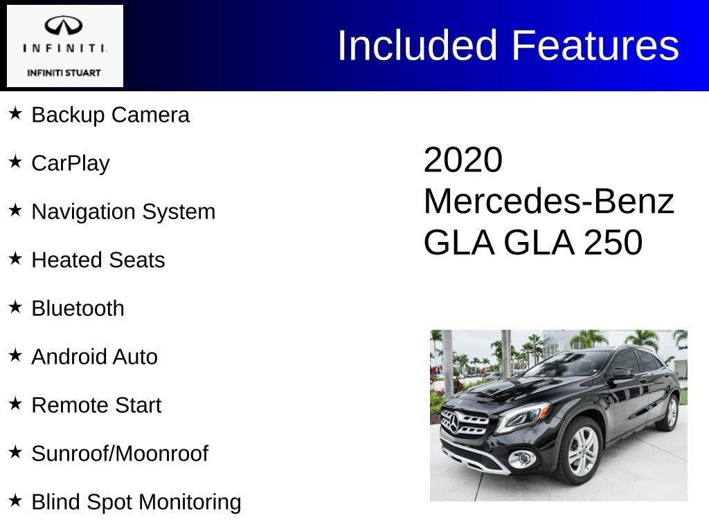 used 2020 Mercedes-Benz GLA 250 car, priced at $17,500