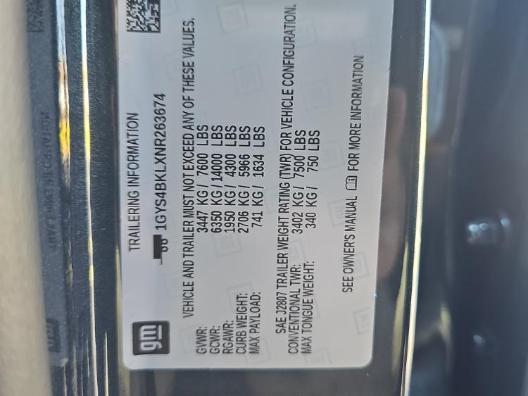 used 2022 Cadillac Escalade car, priced at $63,299