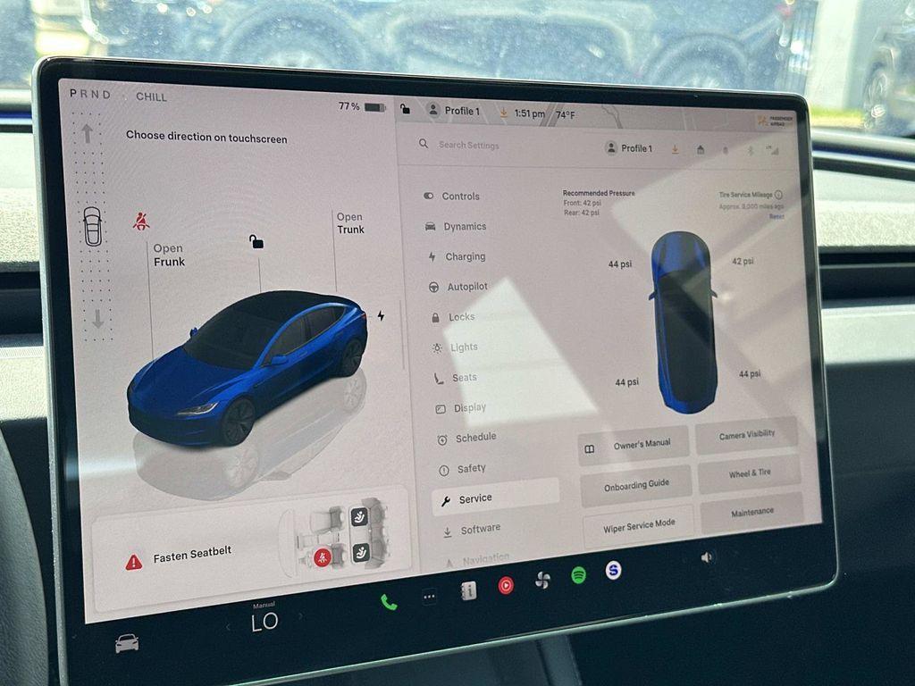 used 2025 Tesla Model 3 car, priced at $37,500
