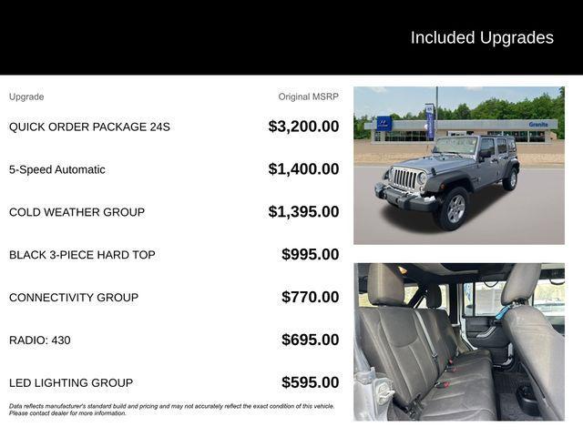 used 2017 Jeep Wrangler Unlimited car, priced at $16,390